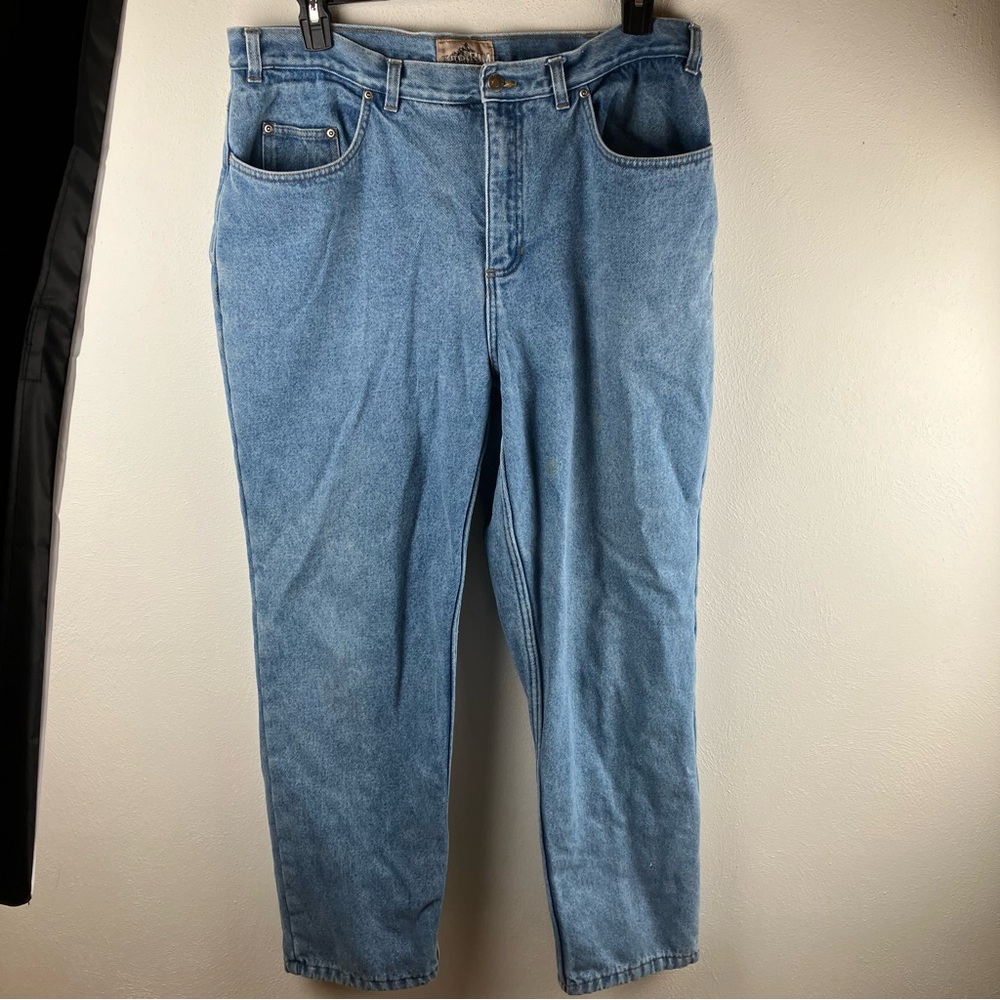 Outer Rim Lined Jeans 36W X 30 Blue Denim Fleece Interior Warm Winter Pants